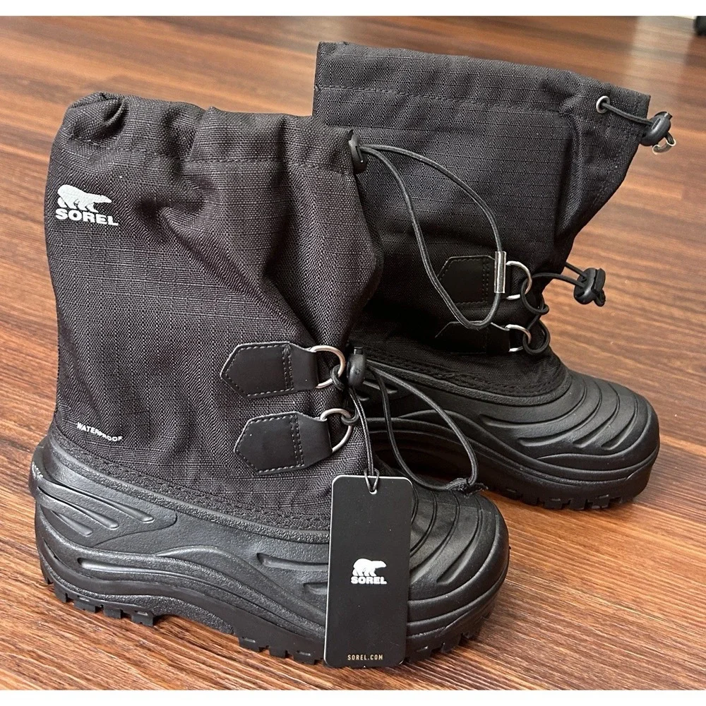 Sorel Super Trooper Snow Boots Kids Unisex Size 1 New With Tags